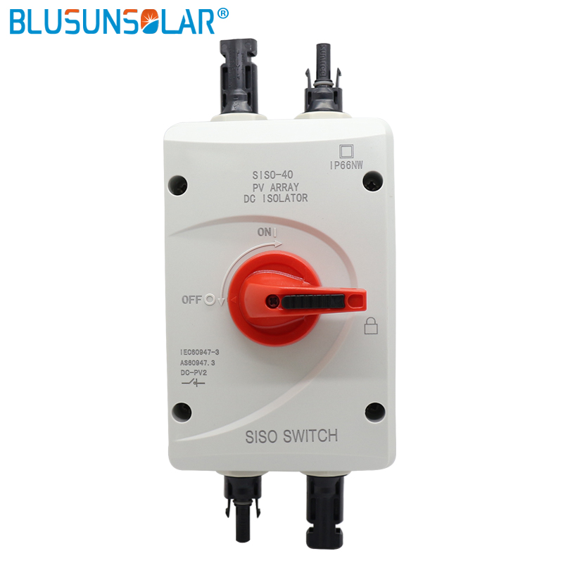 IP66 4P 32A SISO-40 PV DC 1200V наружный солнечный PV изолирующий защитный изолятор переключатели отключения для солнечной энергетической системы