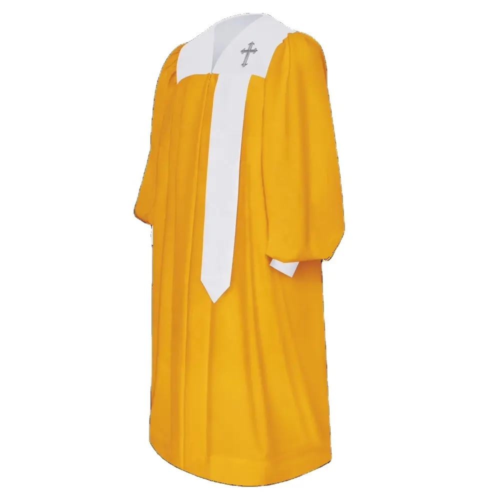 Embroidered Choir Robe with Hanging Stole