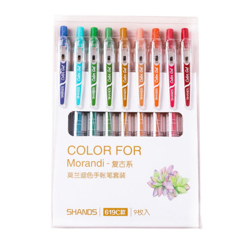 Luxury Cute Cartoon School Student Gel Pen Set Colors