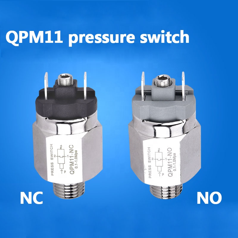 QPM11-NC / QPM11-NO G1/8 G1/4 давление переключатель 0,1-1MPA/изменяемые воздушные мембранный механический простой автоматический контроллер