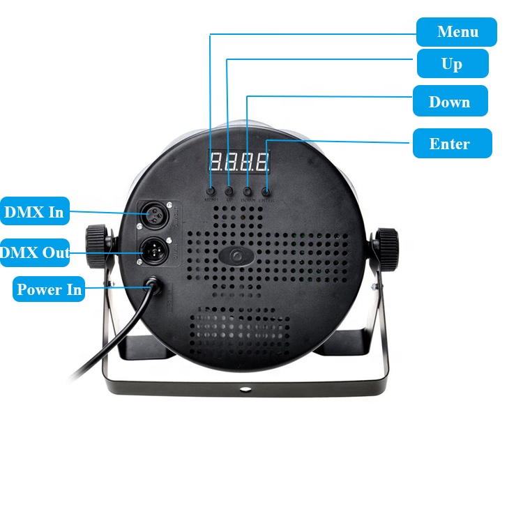 Лидер продаж DMX512 54pcs RGBW led дешевый par can для дискотеки, бара, клуба, вечеринки, свадьбы, праздника