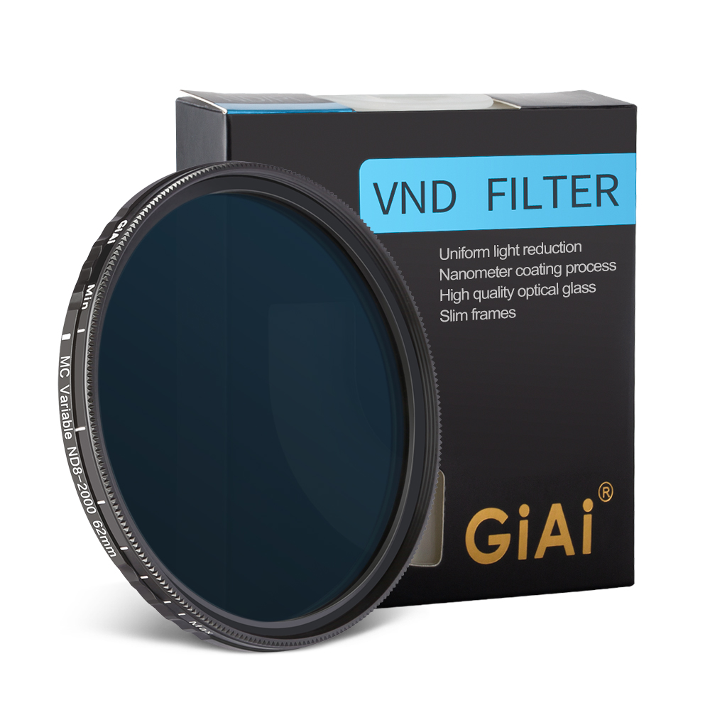 ND8-2000 Nano coating 52mm 55mm 58mm 62mm 67mm 77mm 82mm Variable ND Filter Camera Filter