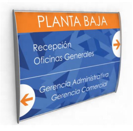 Interior Signage Wall Mounted Sign Holder Replaceable Department Signage Office Door Plate
