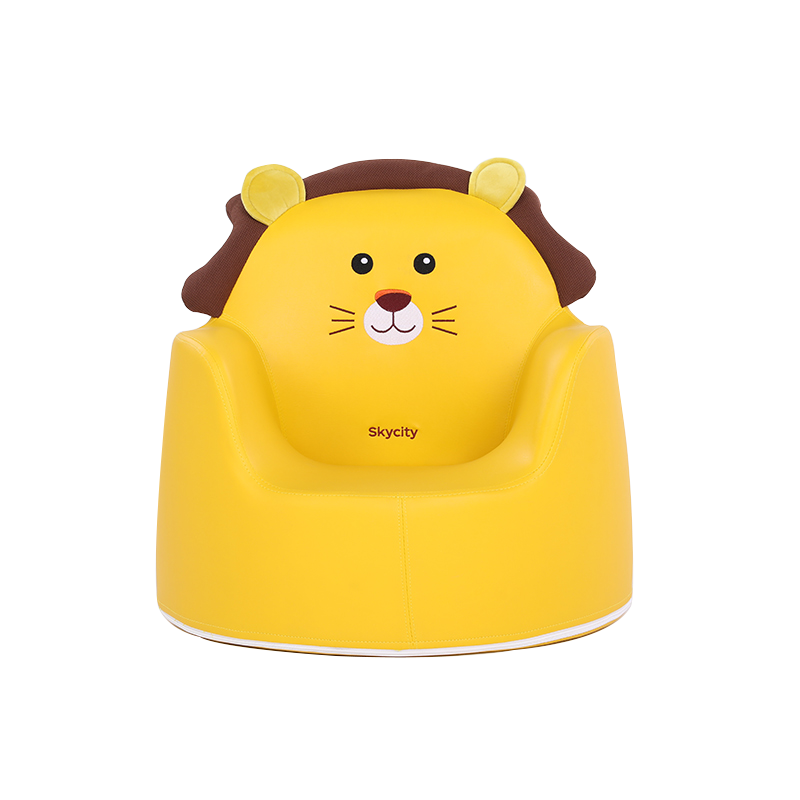 Skycity Mini Sofa Kids animal pattern baby PU leather kid playing sofa for kids shop
