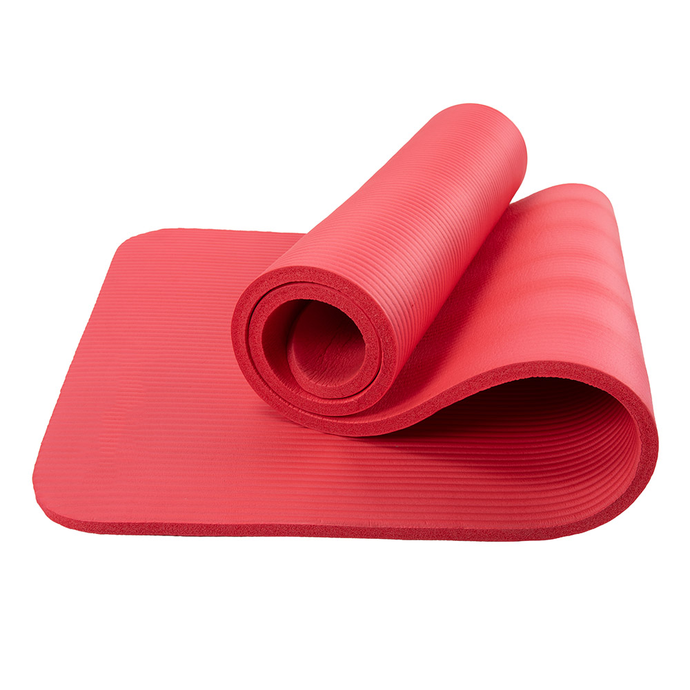 Large Eco Friendly Premium Red 10 mm Thick Nbr Yoga Mat  Nbr Yoga Matt