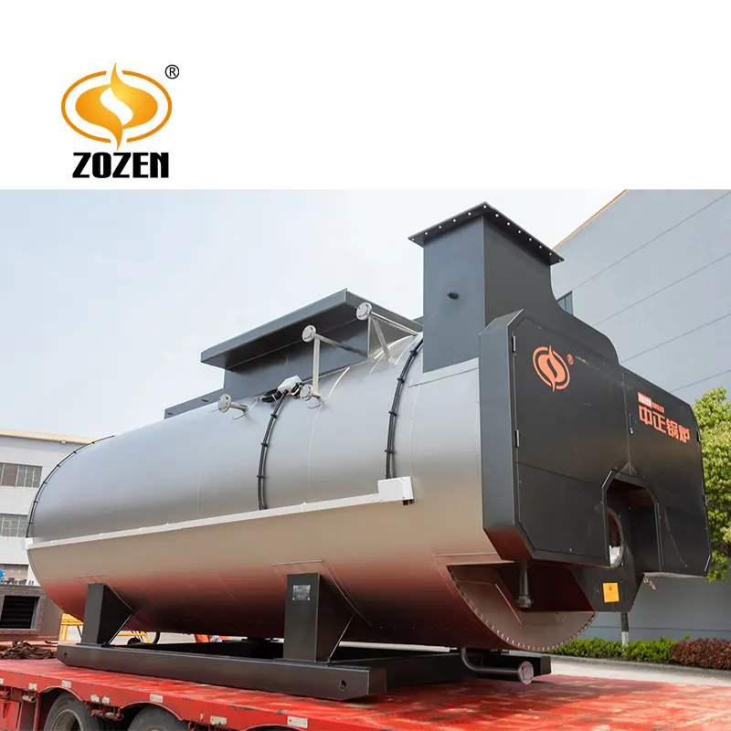 10Tph Fuels Gas Lng Lpg Biogas Diesel Fired Fire Tube Steam Boiler