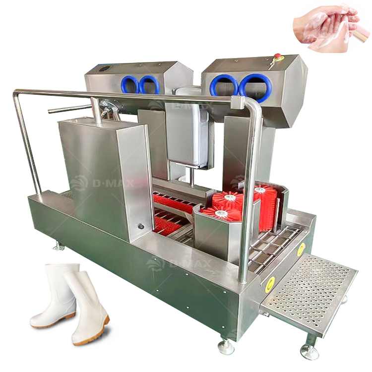 Top-selling Plant Sanitation Hygiene Cleaning Station Industrial Boot Shoe Sole Washer Washing Machine