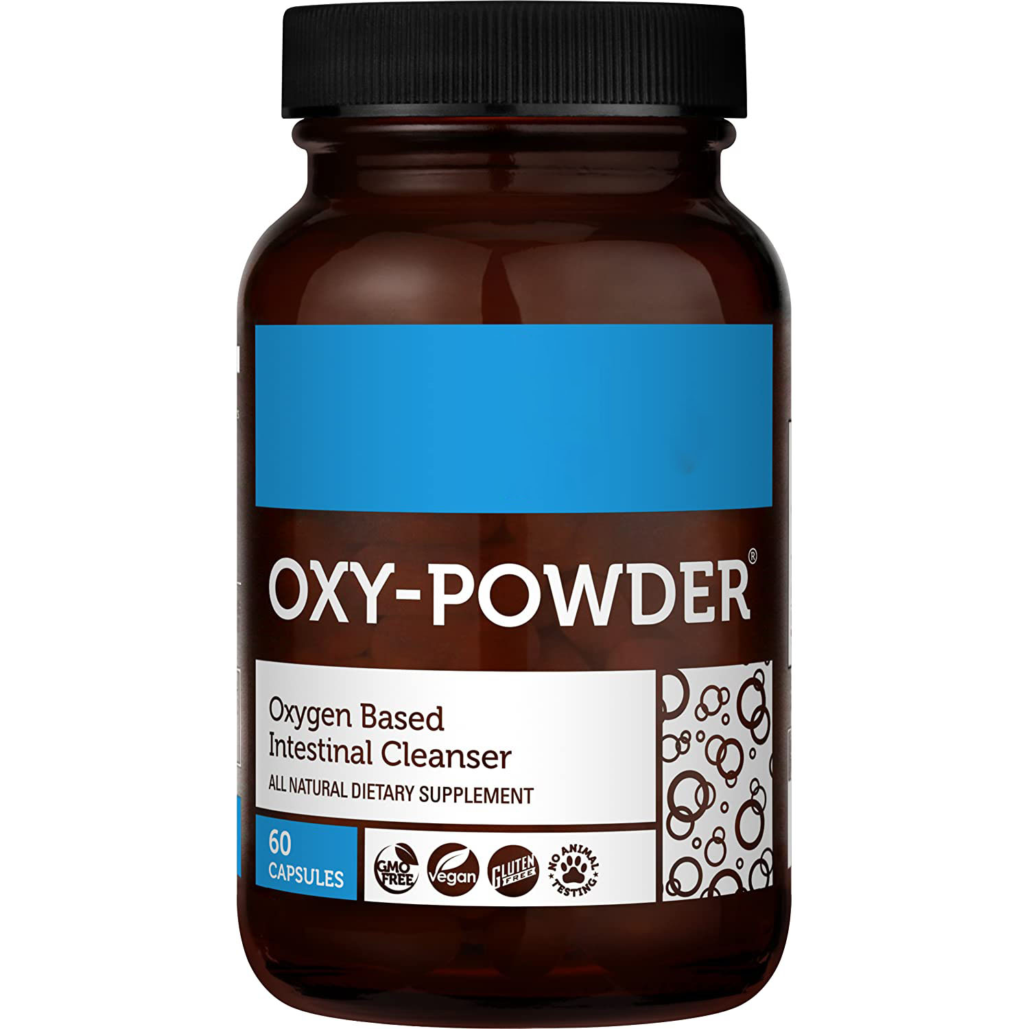OEM/ODM Oxy-Powder Oxygen Based Safe and Natural Colon Cleanser and Relief from Occasional Constipation 60 Capsules