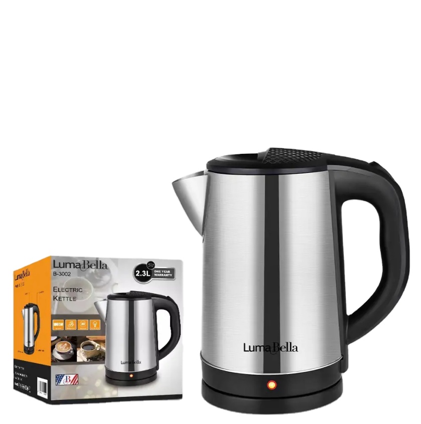 sokany B-3002 new brand 2.3 liter electric kettle Stainless Steel Electric Water Kettle uses hotels and household appliances