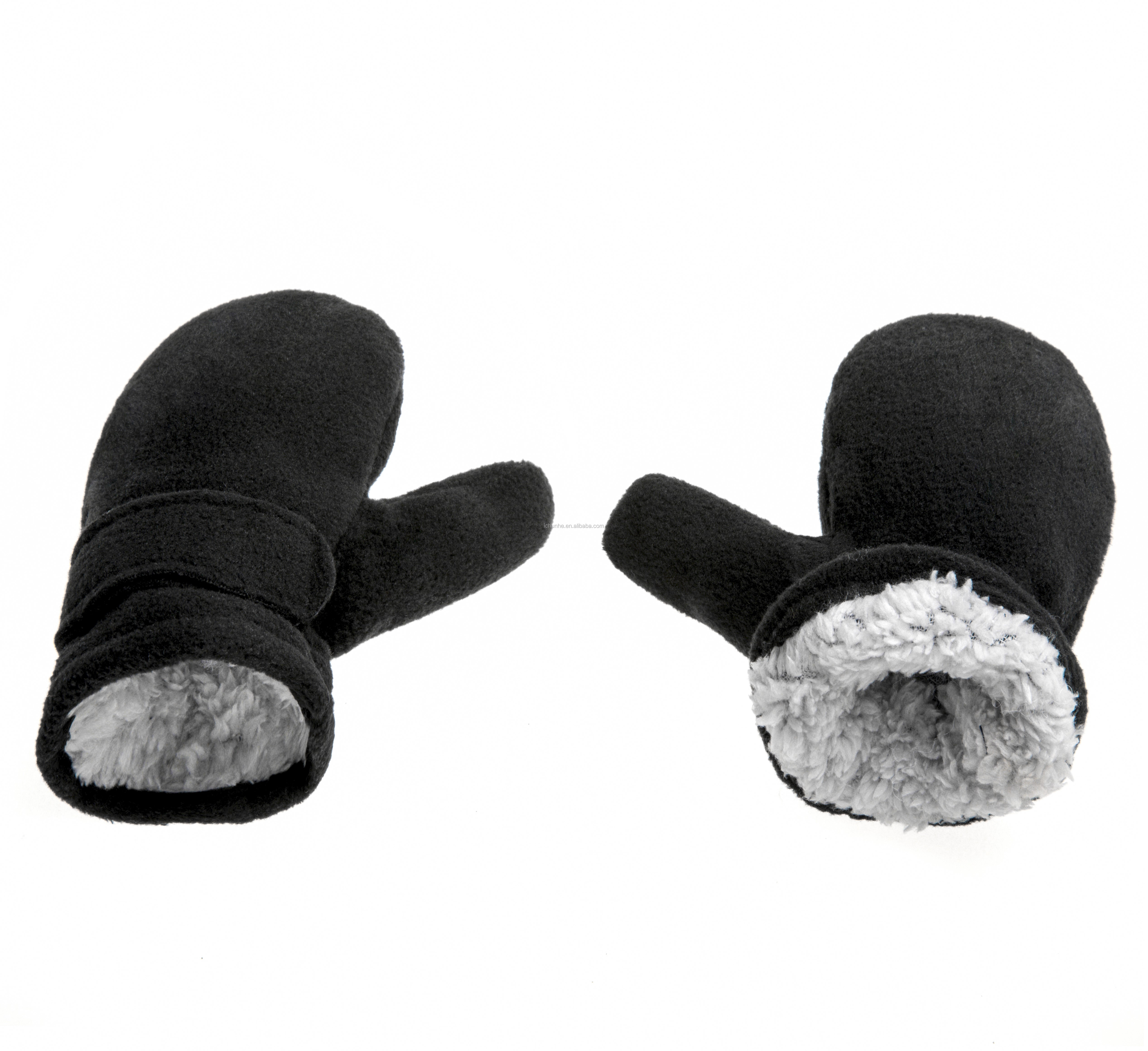 factory directly hot sale 11 colors in stock fast ship winter warm double layer lady and girls boys girls kids baby mitten