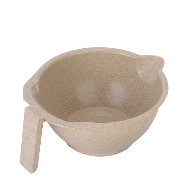 Professional Stackable Eco-friendly Wheat Fiber Hair Stylist Salon Color Bowl With Non-slip Bottom