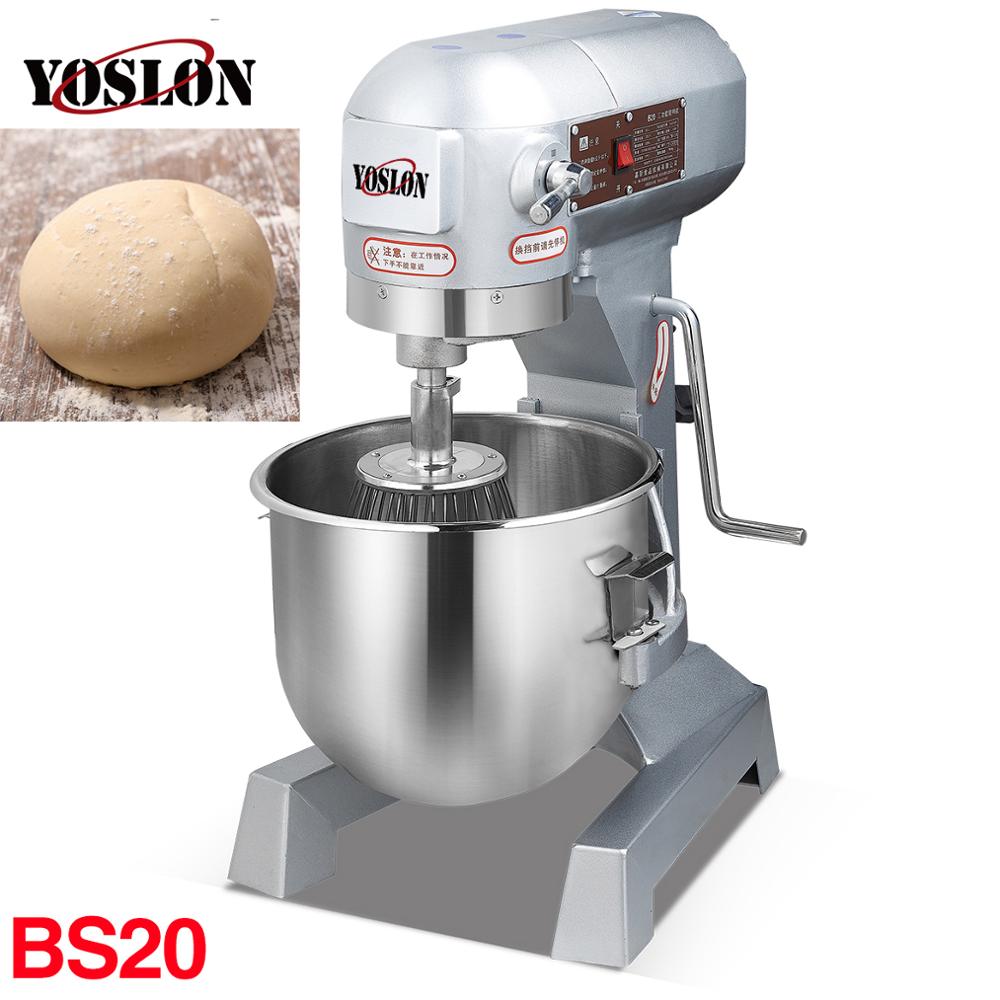 YOSLON BS20 коммерческий, планетарный миксер для теста, снэки-машины, спиральный миксер/
