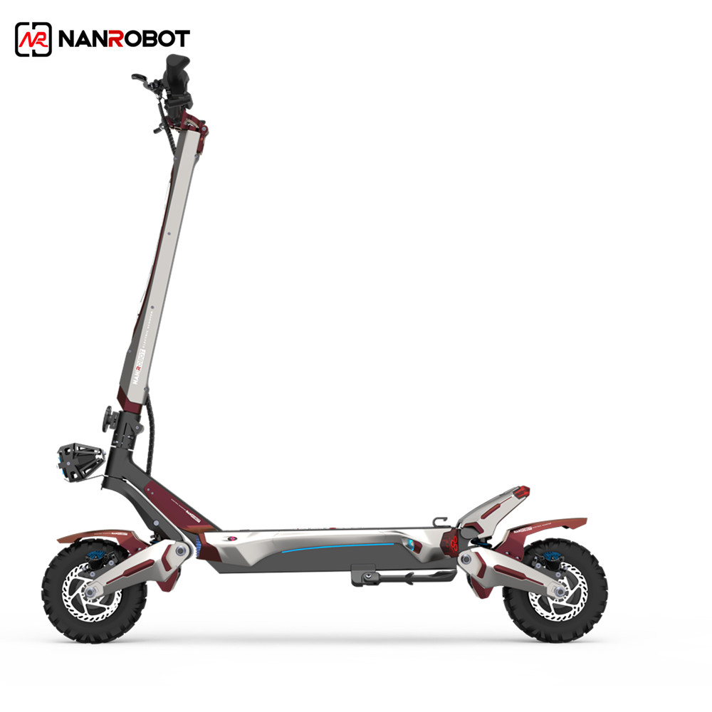 NANROBOT 1000 Вт 52 в 60 км дешевые 2 колеса складной удар взрослый weped высокий мощный электрический самокат