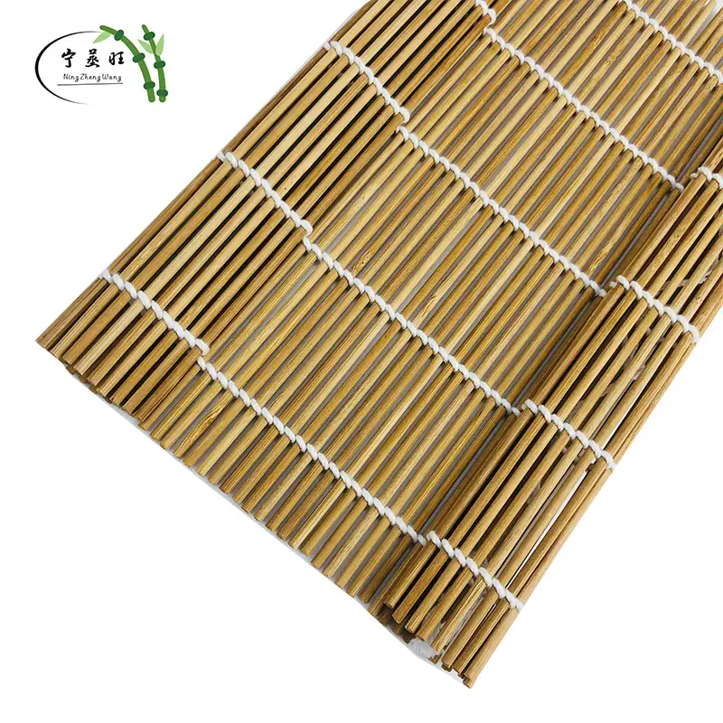 Factory Natural Reusable Japanese Bamboo Sushi Rolling Mat Hot-Sell Bamboo Sushi Rolling Mat With Double Pointed