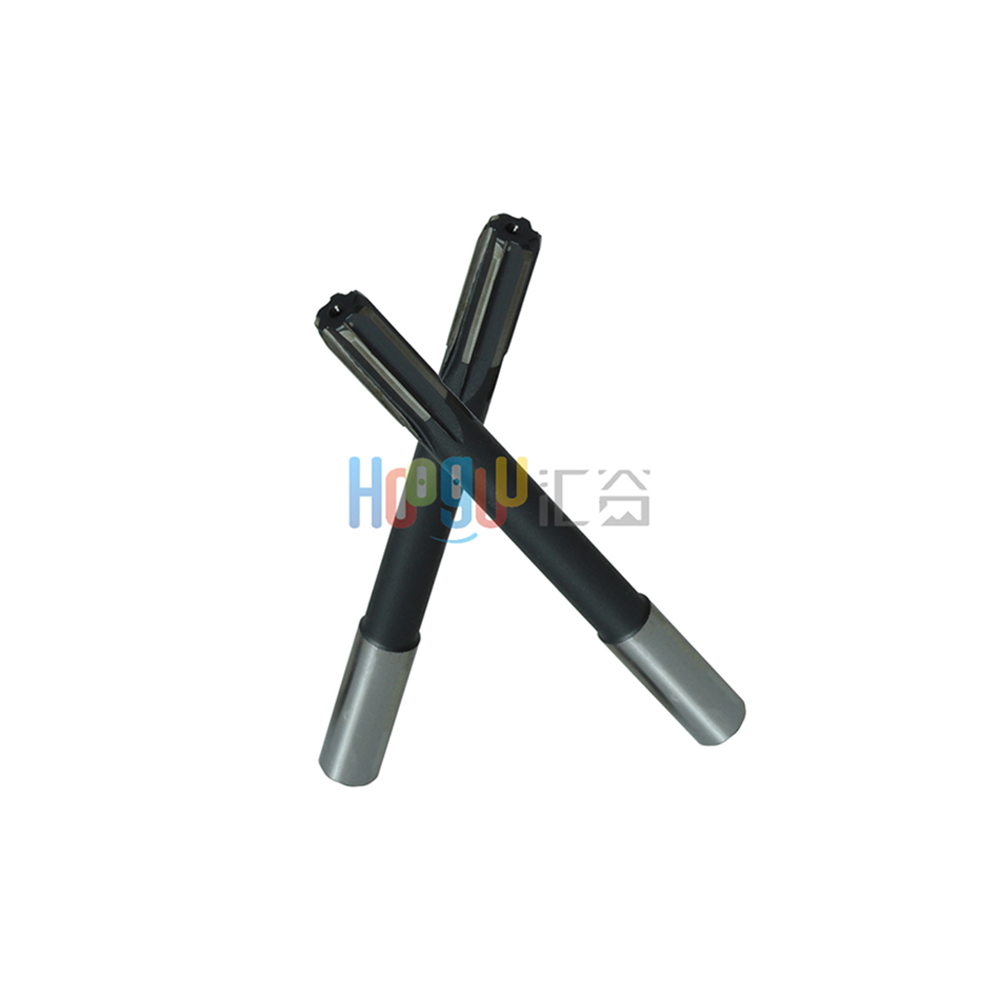 High precision HSS E Straight shank machine reamer finish ground carbide chamber reamer