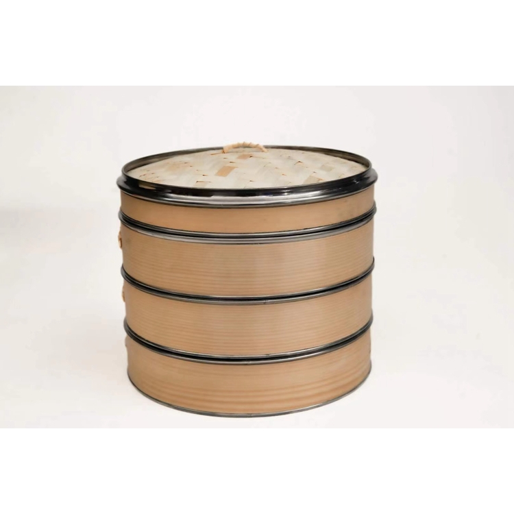 Оптовая продажа, китайская бамбуковая пароварка Dim Sum, корзина для еды, детский бамбуковый Пароварка с пользовательским логотипом
