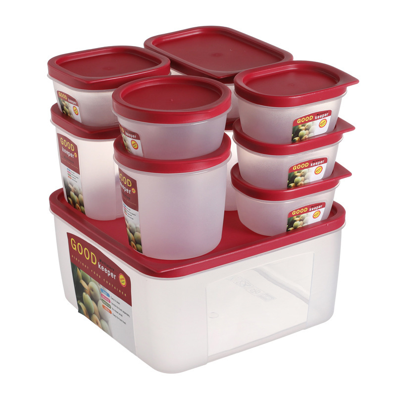 Hot Selling 10 PCS SET Food Storage Containers BPA Free Bento Box With Lids