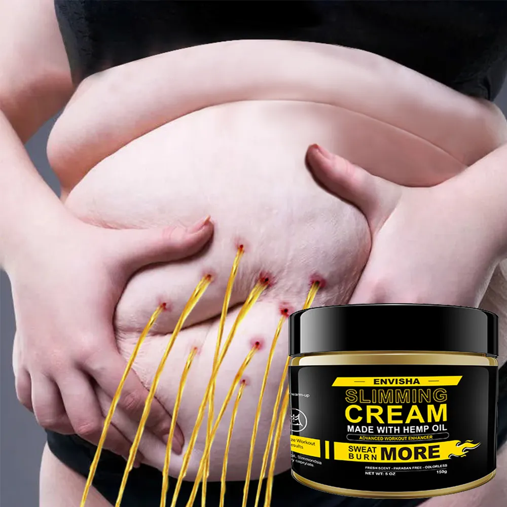Best hot cream waist belly sweat cellulite cream gel private label body fat burning weight loss slimming cream