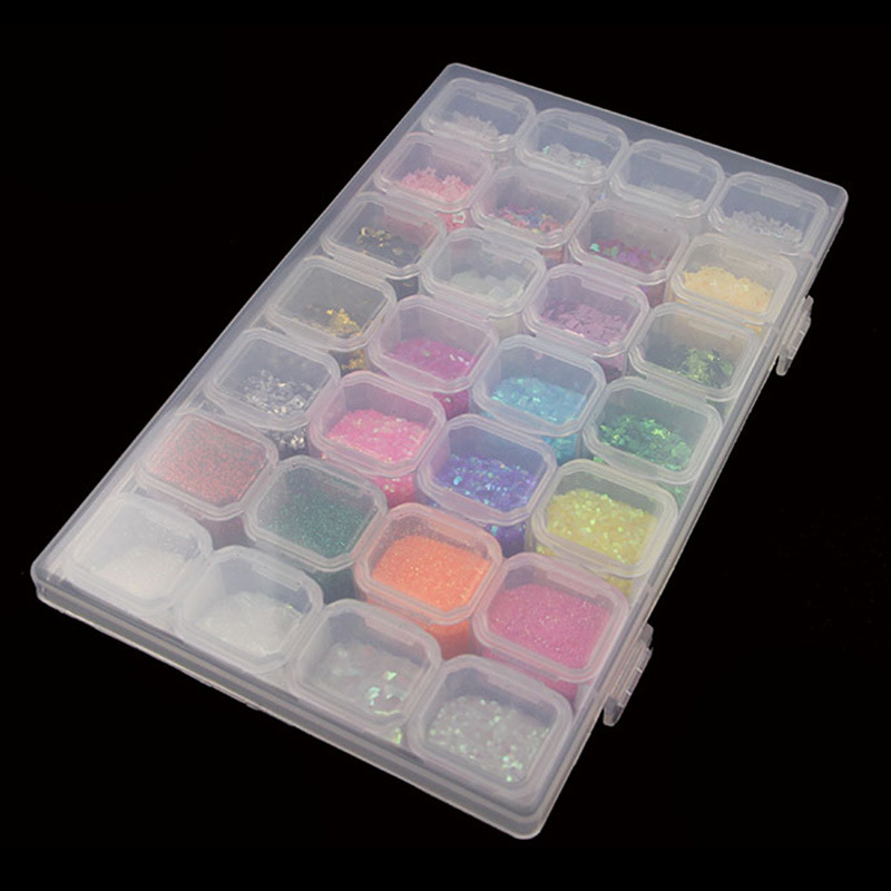 Imagnail amazon Горячая 28 сетки spangle gliiters для ногтей лица украшения тела D блёстки блестки порошок очарование дизайн ногтей украшения