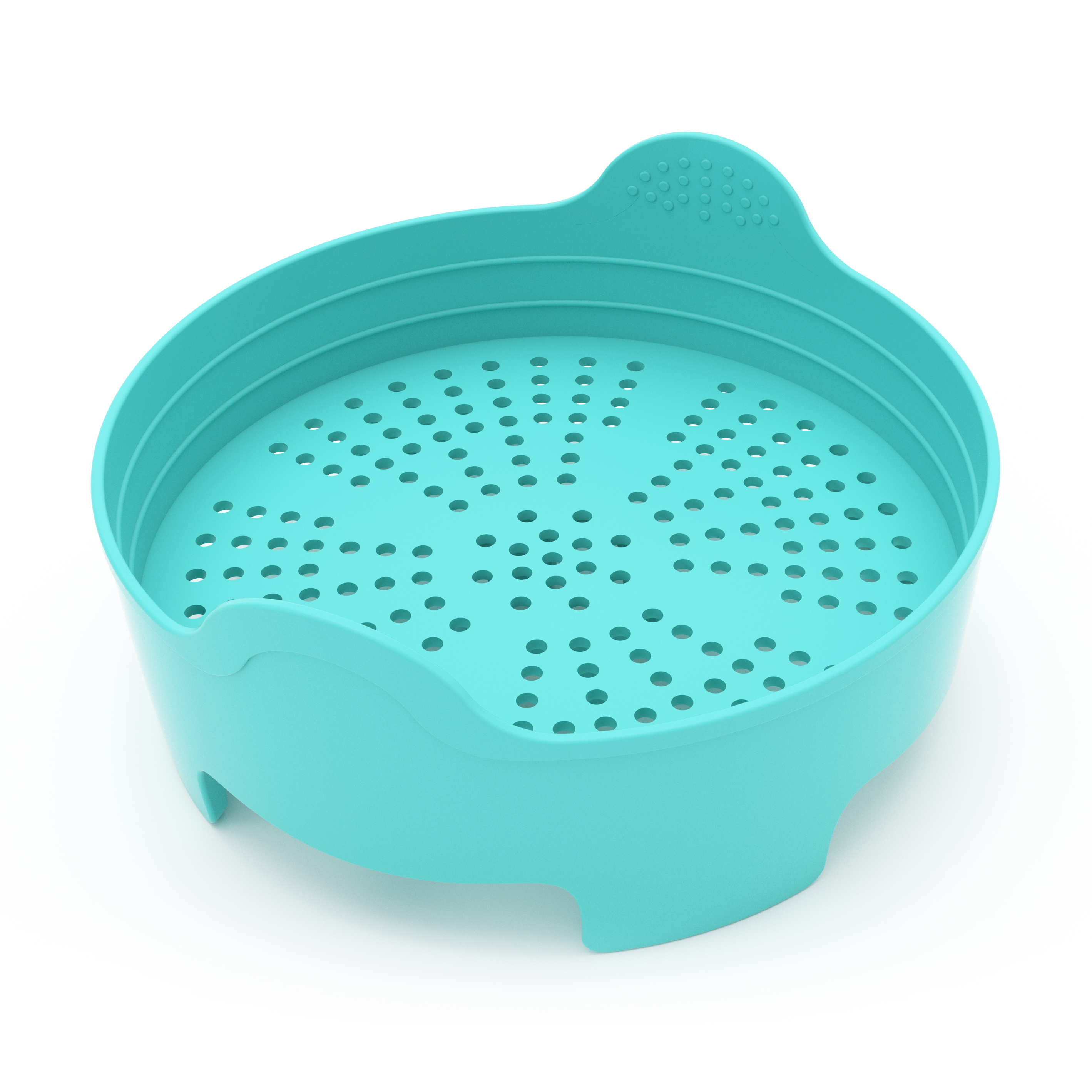 Silicone Food and Vegetable Steamer With Handles FDA Approved Silicone Kitchen Steamer Basket
