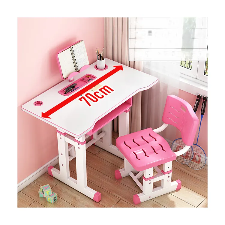 Study Table For Girl Kids 8 Years Colorful Desk And Chair One Set 7 Old Children With 2 Chairs Furniture Sets