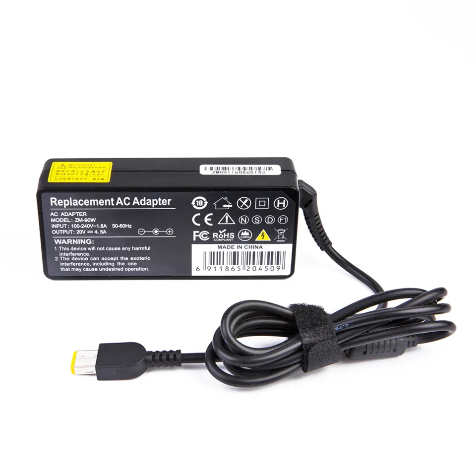 Universal pin laptop adapter for lenovo 90w 20v4.5a for lenovo ideapad 100 charger