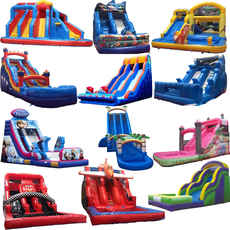 inflatable Bouncer slide for kids slide castle outdoor playground equipment large inflatable water slide for rental