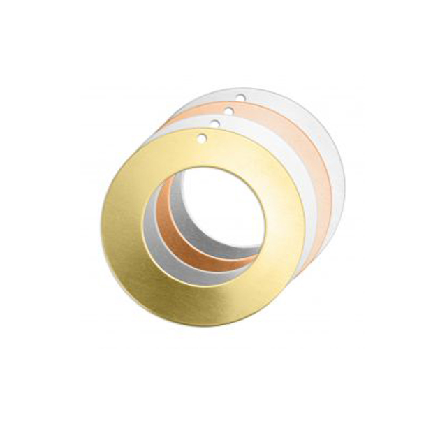 304 stainless steel plates laser cutting aluminum brass round circle decorative blanks metal stamping blanks