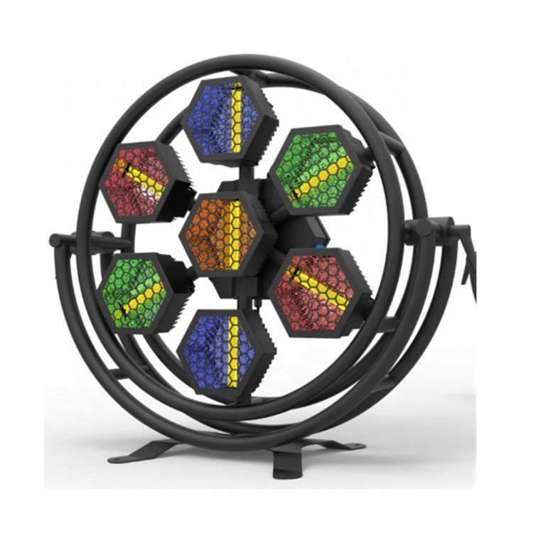 2020 Новый светодиодный сценический эффект SMD5050 RGB Ретро стробоскоп шестигранный фонарь для вечеринки свадьбы