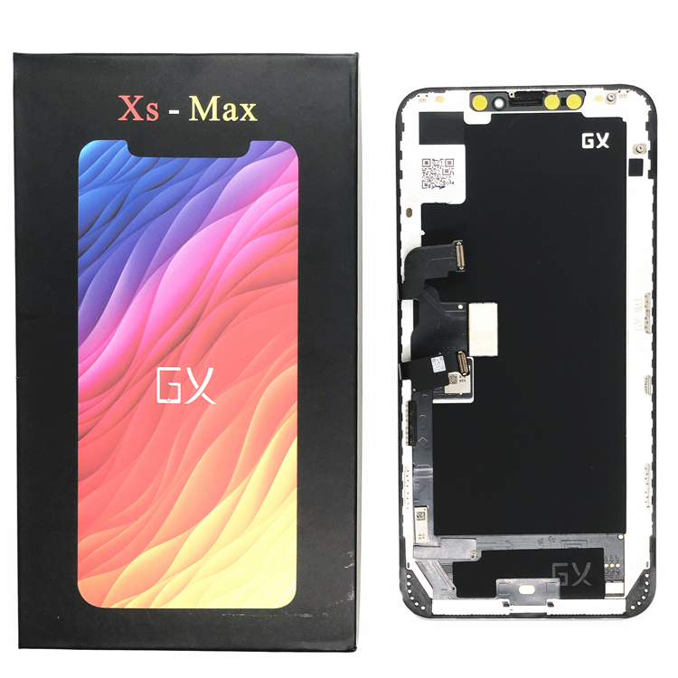Жесткий OLED-дисплей для iPhone XS MAX (GX), дисплей с сенсорным дигитайзером в сборе, ЖК-дисплеи для мобильных телефонов