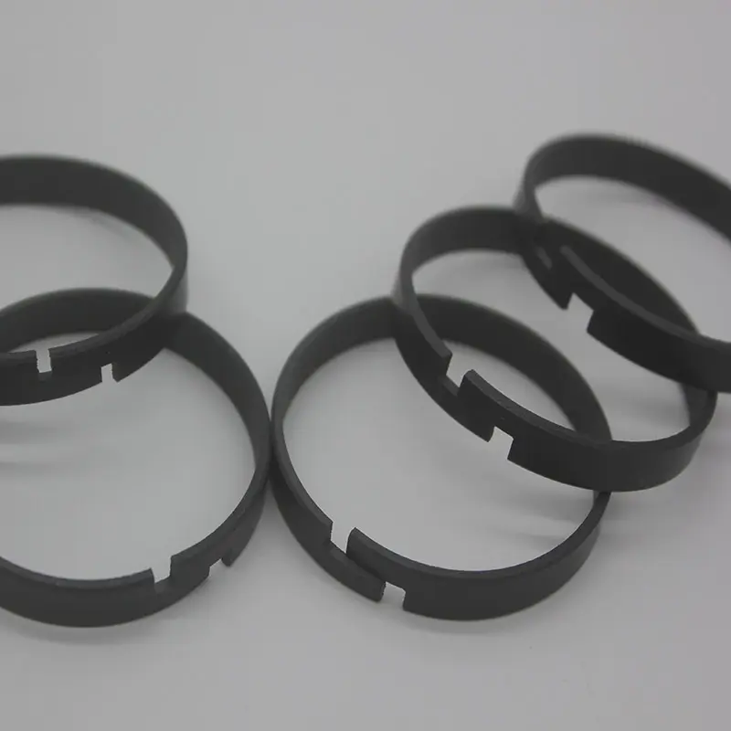 Ptfe Gasket Temperature Resistant Custom Black Piston Ptfe Ring Gaskets For Oil-Free Air Compressor