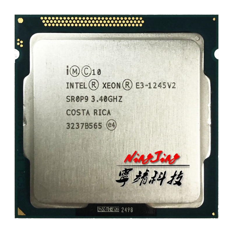 Intel Xeon E3-1245 v2 E3 1245v2 E3 1245 v2 3,4 ГГц четырехъядерный восьмипоточный ЦПУ процессор 8 Мб 77 Вт LGA 1155