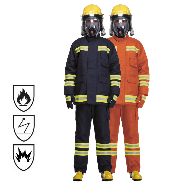 Фабричная поставка стандарт NFPA 1971 469 саржа оболочки 4 слоя Nomex пожарного пожарный пожарной пожарный одежду