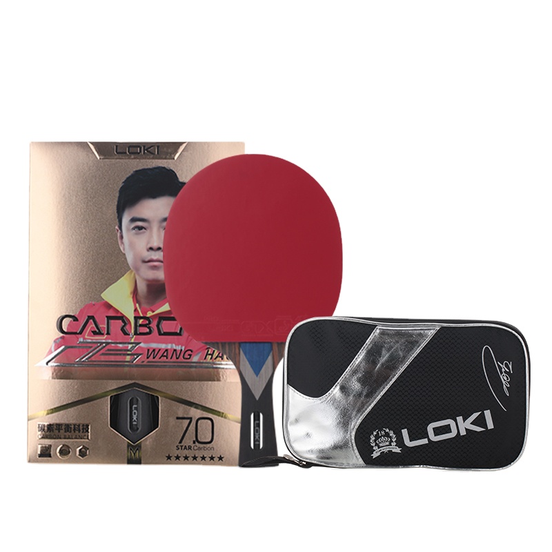 LOKI 7 звезд профессиональная ракетка для настольного тенниса ITTF Утвержденная резиновая продажа от производителя тренировочная ракетка для пинг понга для игры