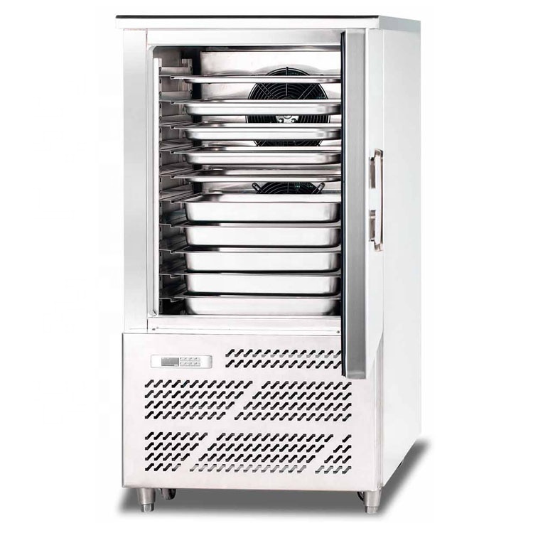 Commercial 10/15 Trays IQF Individually Quick Frozen Commercial Shock Freezer Small Blast Freezer Chiller Machine with CE