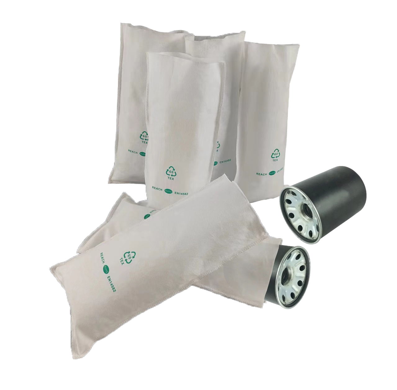 customizable No Sulphur No Plastic OEM Soft biodegradable renewable Packaging bags for Heavy equipment spare parts