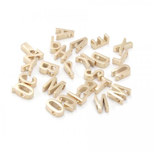 DIY jewelry Stainless Steel Beads Alphabet Letter bead