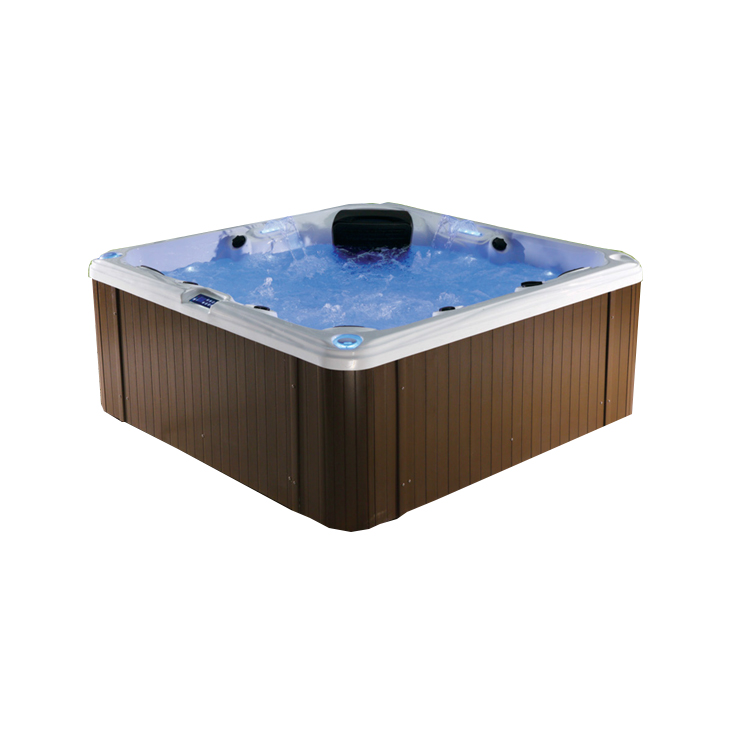 With Lights Garden Spa Tub Outdoor Family Massage Bathtub 8 People Used Hot Tub