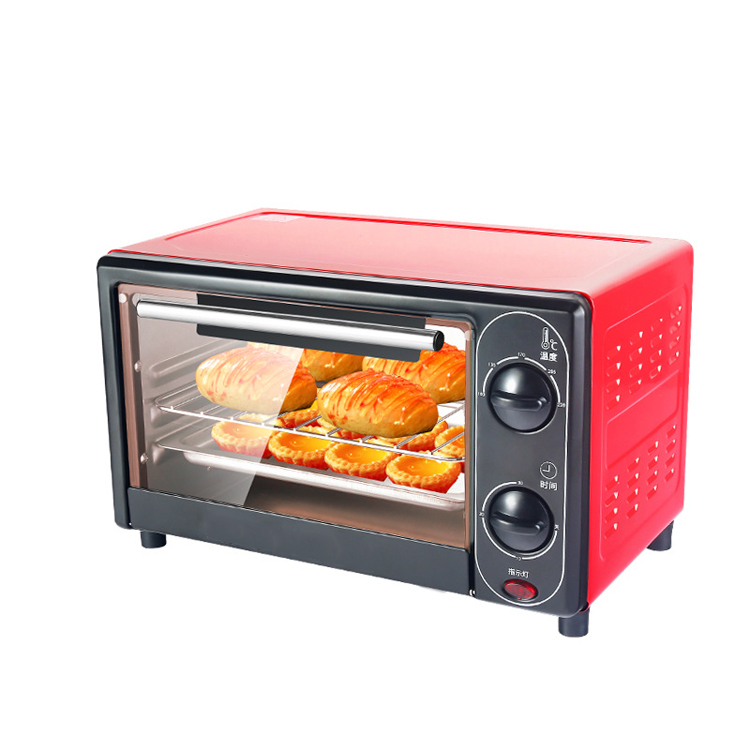 12L Mini small household 1500W double door pizza Oven bread oven electric oven with Rotisserie Function