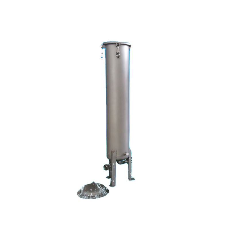 Swimming pool reusable stainless steel cartridge filter housing