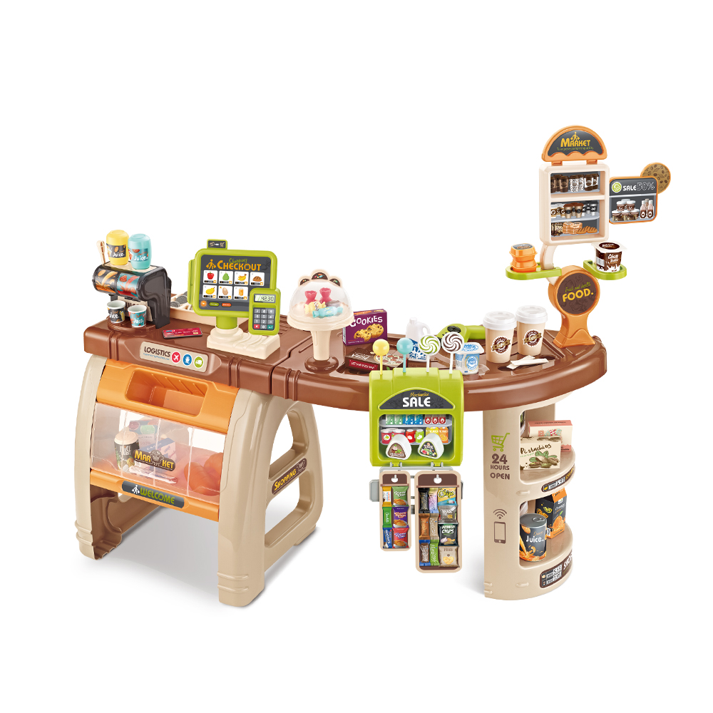 Игрушка для супермаркета, кухонный игровой набор, игрушки для детей, для девочек, кассовый аппарат, ролевая игра, Детская имитация, игрушка для покупок
