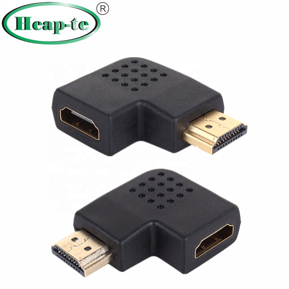 270 градусов правый угол HDMI-Male-переходник с внутренней резьбой 1080P 3D 4K