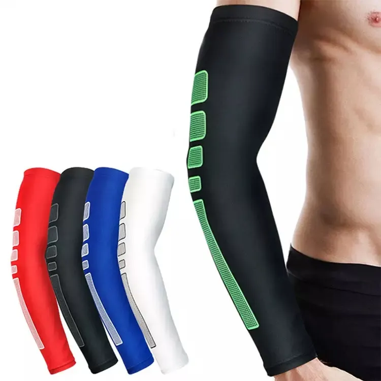 Unisex Breathable Basketball Uv Protector Compression Quick Dry Basketball Arm Support Cycling Arm Compression Sleeves