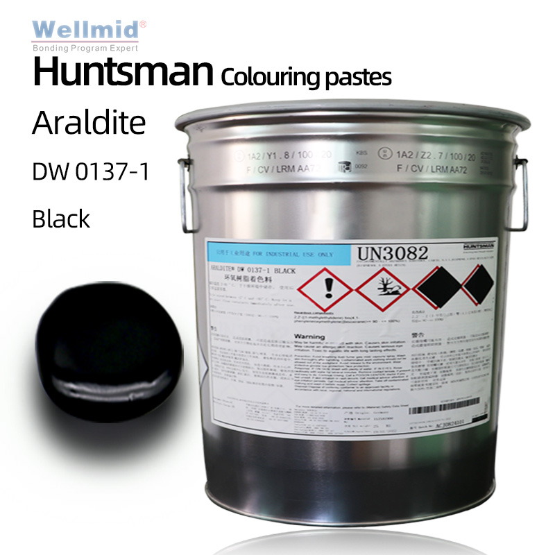 HUNTSMAN Araldite DW0137-1 черная раскрашивающая паста для эпоксидного литья полимерных систем равномерная однородная окраска заполненного 25кг