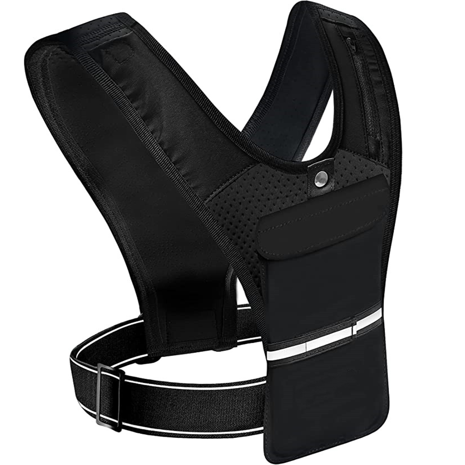 Reflective Adjustable Waistband Marathon Sport Mobile Unisex Running Vest Phone Holder Running Bag