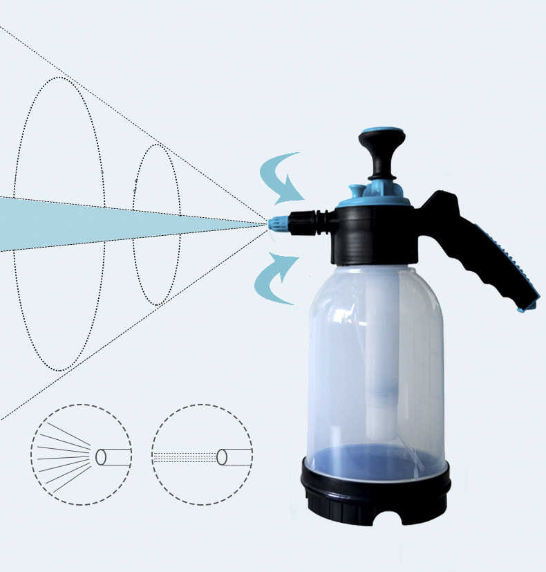 Household Garden 2L Plastic Pressure Mist Sprayer Bottle