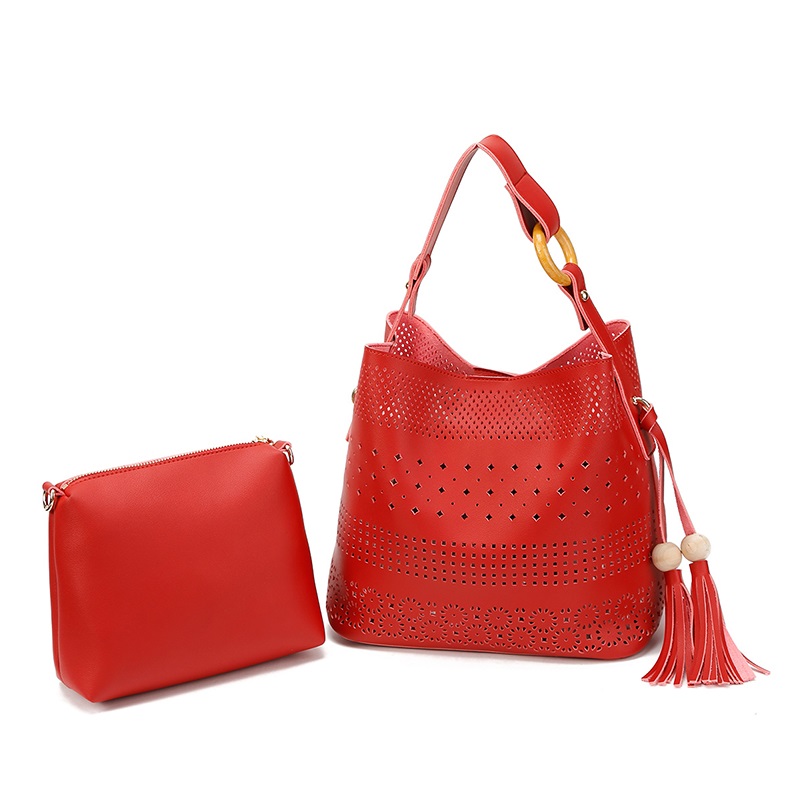 Fashion Superior Hollow Out Girls Purses Women Pu Leather Woman Handbag