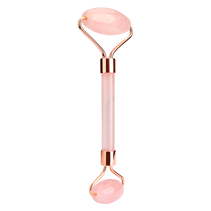 Ручной массажный нефритовый ролик для лица с розовым кварцем gua sha beauty по лучшей цене
