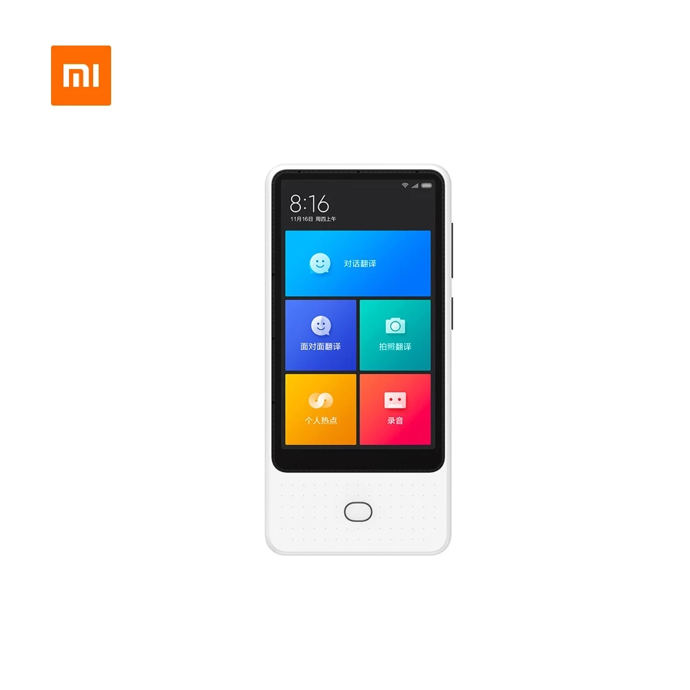 Xiaomi Mijia портативный голос Smart языковой переводчик устройство с сенсорным экраном 4G/WiFi/SIM 8MP камера фото