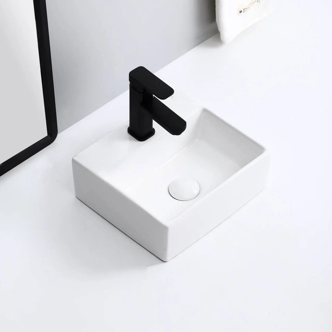Hot selling modern floor standing ceramic pedestal wash basin pedestal sink